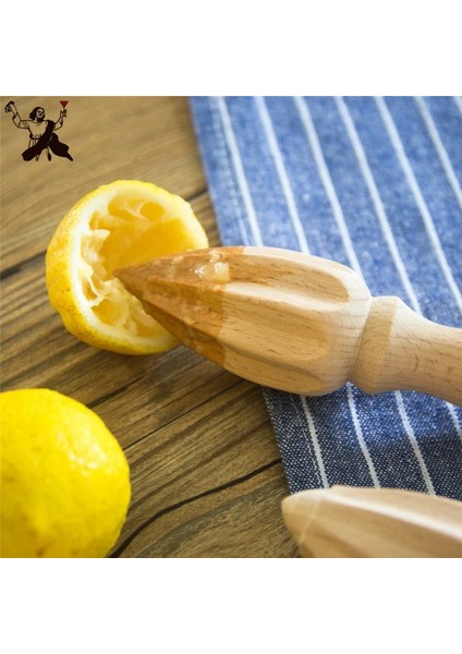 Limon Suyu Sıkacağı Meyve Sıkacağı El Presi Narenciye Portakal Masif Ahşap Serisi Kayın Limon Çekiç Bar Aletler (Yurt Dışından)