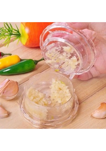 Şeffaf Stil Kıyma Karıştırıcı Pres Dilimleyici Iyi Mutfak Aleti Zencefil Sarımsak Ezici Soyucu (Yurt Dışından)