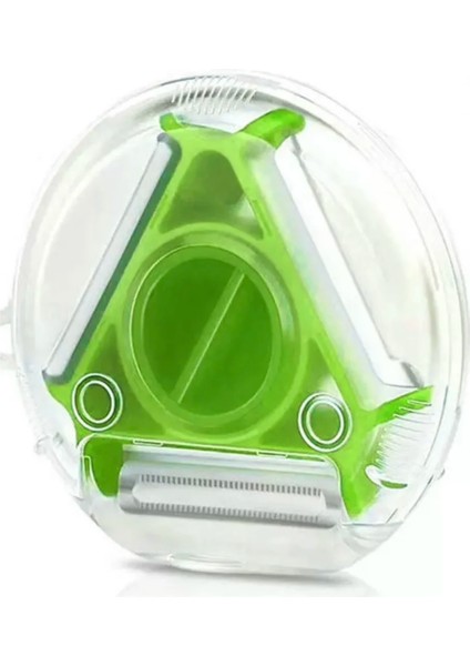 1 Adet Yeşil Stil Rotatable 3 In 1 Kitchen Gadget Potato Cucumber Peeler Shredder Slicer Vegetable Fruit Chopper Grater Cutter Cocina Accessories (Yurt Dışından)