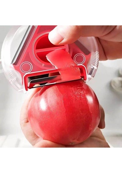 1 Adet Yeşil Stil Rotatable 3 In 1 Kitchen Gadget Potato Cucumber Peeler Shredder Slicer Vegetable Fruit Chopper Grater Cutter Cocina Accessories (Yurt Dışından) fırsatları