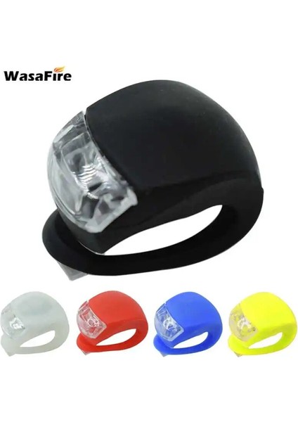 Siyah Stil Wasafire Yeni LED Bisiklet Işıkları Silikon Bisiklet Işık Kafası Ön Arka Tekerlek LED Flaş Lambası Su Geçirmez Bisiklet Uyarısı Spor Hediye (Yurt Dışından) fiyatları