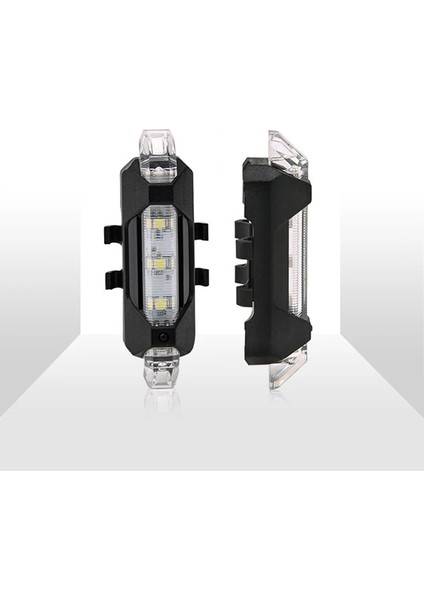 03 Kuyruk Lambası Stili Bisiklet Işık Vurgulamak Bisiklet Far USB Şarj Kablosuz Korna Dağ Bisikleti Gece Sürme Aydınlatma Korna Bisiklet Aksesuarları (Yurt Dışından)