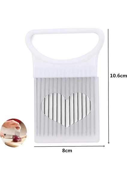 Beyaz Stil Mutfak Gadget Domates Patates Meyve Dilimleme Limon Kesici Öğütücüler Meyve Kesme Tutucu Pişirme Gereçleri Mutfak Aksesuarları (Yurt Dışından)