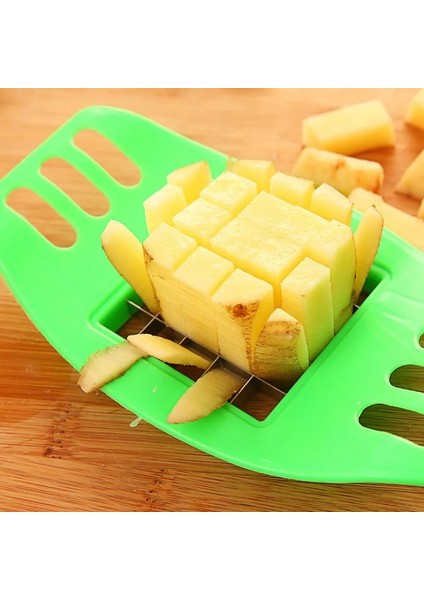 Patates Kesici Tarzı Paslanmaz Çelik Sebze Patates Dilimleme Kesici Kıyıcı Cips Yapma Aracı Patates Kızartması Kesme Aracı Mutfak Aksesuarları Yeni (Yurt Dışından) fırsatları