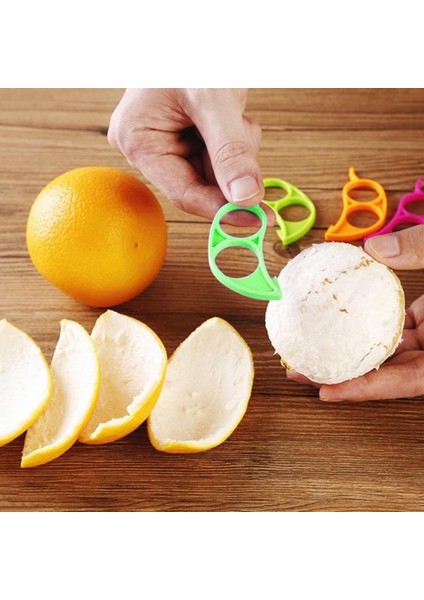 Rastgele Stil Portakal Soyucu Plastik Portakal Limon Kabuğu Pratik Portakal Narenciye Soyucu Fare Tarzı Mutfak Bar Soyucu Araçları Aksesuarları (Yurt Dışından) modelleri