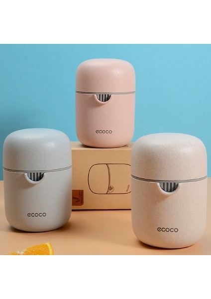 Açık Sarı Stil 400ML Taşınabilir Mini Manuel Sıkacağı Narenciye Portakal Narenciye Sıkacağı Için Limon Meyve Çocuk Sağlıklı Vitamer Hayat Sıkacağı Makinesi Makinesi (Yurt Dışından)