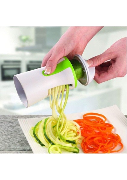 3 Adet Stil Mutfak Aksesuarları Sebze Dilimleyici Taşınabilir Spiralizer El Spiralizer Soyucu Spiral Dilimleyici Patates Zu Spagetti Için (Yurt Dışından)