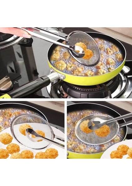 Stil 1 Stil Rayfox Paslanmaz Çelik Kızarmış Gıda Yağ Kepçe Mutfak Kevgir Süzgeç Drenaj Yağ Klasörü Mutfak Aksesuarları Alet Malzemeleri C (Yurt Dışından) indirimleri