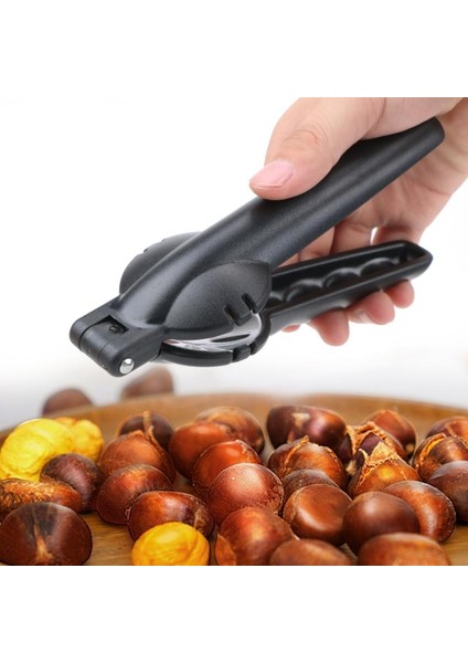 Siyah Stil Somun Açıcı Kesici Kestane Soyma Cihazı Kestane Pençesi Ham 2'si 1 Arada Hızlı Kestane Klipsi Ceviz Pensesi Kestane Metal Fındıkkıran (Yurt Dışından) fiyatları
