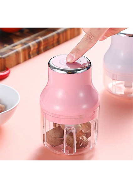 WH100ML Stili Çok Fonksiyonlu Elektrikli Sebze Kesici Dilimleme Meyve Doğrayıcı Sarımsak Kırıcı Pres Kıyma Makinesi USB Şarj Edilebilir Patates Ezici (Yurt Dışından) fiyatları