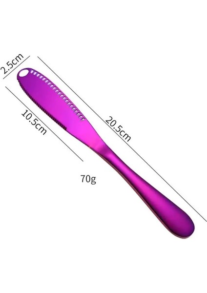 No.7 Tarzı 1 Adet Çok Işlevli Paslanmaz Çelik Tereyağı Bıçağı Krem Bıçağı Batı Ekmek Reçel Bıçağı Krema Kesici Mutfak Gereçleri Tatlı Aracı (Yurt Dışından)