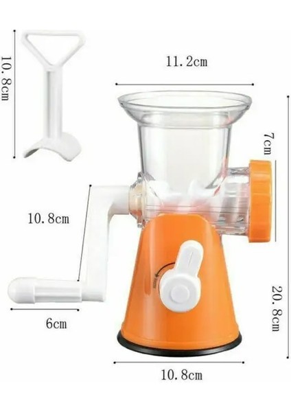 Turuncu Tarzı Çok Işlevli Güçlü Kıyma Makinesi Çok Işlevli Manuel Gıda Kesici Işlemci Blender Manuel Kıyma Makinesi Aletler Kıyıcı (Yurt Dışından) indirimleri