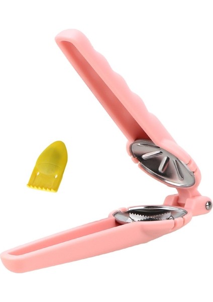 Pembe Stil Et Çok Işlevli 2'si 1 Arada Kestane Klipsli Ceviz Pense Kullanımı Kolay Somun Açacağı Kesici Paslanmaz Çelik Ceviz Aracı Mutfak Aleti (Yurt Dışından)