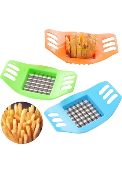 D Stili Paslanmaz Çelik Sebze Patates Dilimleme Kesici Doğrayıcı Cips Yapma Aracı Patates Kızartması Kesme Aracı Mutfak Aksesuarı # (Yurt Dışından) fiyatları