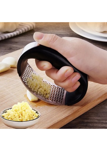 Şişe Açacağı Tarzı ile 1 Adet Manuel Paslanmaz Çelik Sarımsak Presleri Sarımsak Kıyma Doğrama Sarımsak Araçları Eğrisi Meyve Sebze Araçları Mutfak Aletleri (Yurt Dışından) modelleri