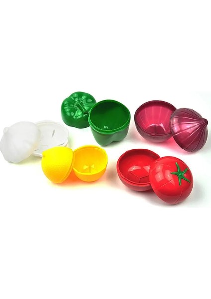 B Tarzı Plastik Sebze Şekli Gıda Saklama Kutusu Organizatör Soğan Biber Sarımsak Tutucu Mutfak Domates Limon Yeşili Aksesuarları Aracı V5L6 (Yurt Dışından) fiyatları