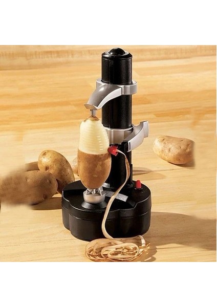 Yeşil Stil Ev Mutfak Çok Işlevli Paslanmaz Çelik Elektrikli Soyucu Otomatik Meyve Sebzeleriiki Yedek Bıçaklı Patates Soyma Makinesi (Yurt Dışından) modelleri