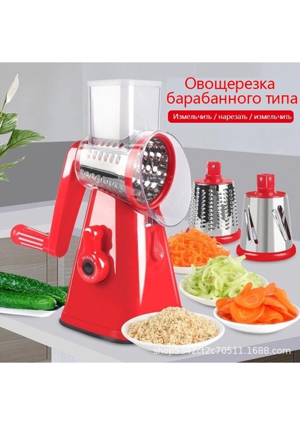 Beyaz Stil Sebze Dilimleyici Manuel Mutfak Aksesuarları Rende Sebze Doğrayıcı Yuvarlak Kesici Patates Spiralizer Ev Gadget Aracı (Yurt Dışından) fiyatları
