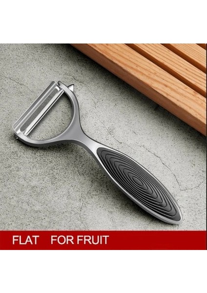 Düz Stil Meyve Sebze Soyucu Mutfak Gadget Çok Işlevli Julienne Patates Havuç Paslanmaz Çelik Dilimleme Rende Mutfak Aksesuarları (Yurt Dışından)