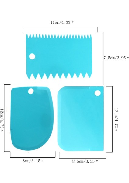 Mavi Stil Et Mutfak Aksesuarları Aletler Hamur Kek Fondan Kazıyıcı Mutfak Yemek Dekorasyon Aletleri Mutfak Aletleri Ürünler Malzemeler Bak. (Yurt Dışından) fiyatları