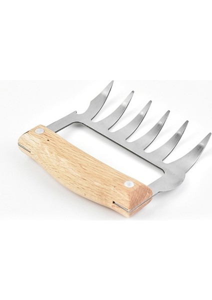 Ahşap 1 Adet Tarzı 1 Adet Et Çatal Parçalayıcı Pençeleri Paslanmaz Çelik Barbekü Çekti Domuz Eti Kelepçe Teslim Oyma Gıda Izgara Aksesuarları Barbekü Aracı (Yurt Dışından)