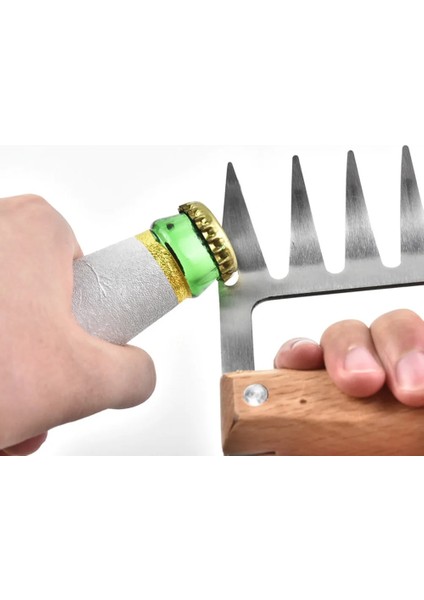 Ahşap 1 Adet Tarzı 1 Adet Et Çatal Parçalayıcı Pençeleri Paslanmaz Çelik Barbekü Çekti Domuz Eti Kelepçe Teslim Oyma Gıda Izgara Aksesuarları Barbekü Aracı (Yurt Dışından) indirimleri