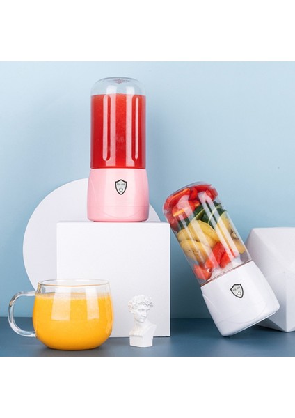Pembe Tarzı 300 ml Mini Taşınabilir Sıkacakları Mikser Turuncu Meyve Smoothie USB Elektrikli Blender Mutfak Robotu Makinesi Sıkma Makinesi Fincan Mutfak (Yurt Dışından)