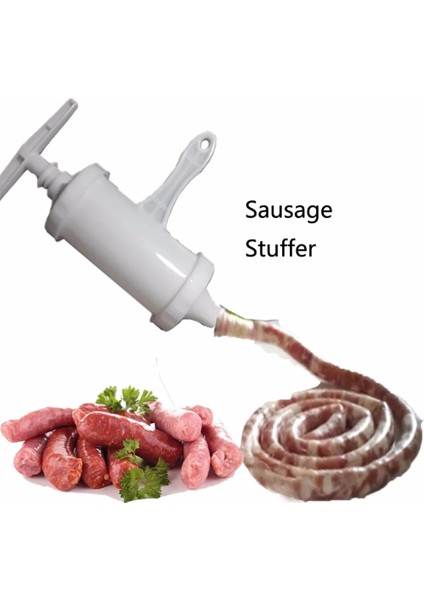 Sosis Doldurma Öğütücü Et Doldurma Makinesi Sosis Için Meme Et Sosis Doldurma Makineleri Et Hunisi Gıda Makinesi Alet Seti Kiti (Yurt Dışından)