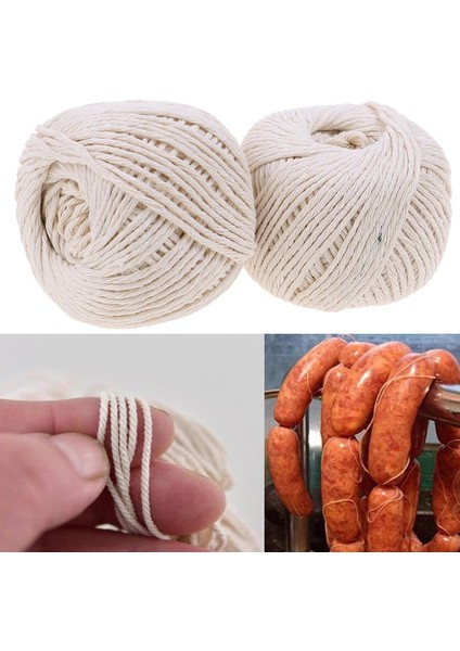 Kırmızı Stil 1 Rulo 75 M Pişirme Araçları Kasap Pamuk Sicim Et Hazırlık Trussing Hindi Barbekü Dizeleri Et Sosis Kravat Halat Kordonu (Yurt Dışından) modelleri