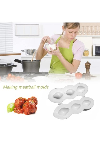 7cm Tarzı Drom 5cm Köfte Makinesi Manuel Köfte Kalıp Içli Köfte Basın Kıyma Işlemcisi Kek Tatlılar Mutfak Aletleri Ev Pastası (Yurt Dışından) fırsatları