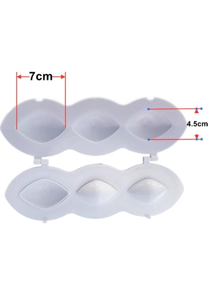 7cm Tarzı 2021 Yeni 7cm 5cm Köfte Makinesi Manuel Köfte Kalıp Içli Köfte Basın Kıyma Işlemcisi Kek Tatlılar Mutfak Aletleri Ev Pastası (Yurt Dışından)