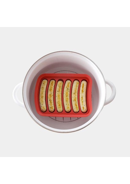 Kırmızı Stil 6 1 Sosis Makinesi Dıy Kalıp Yapımı Sosisli Sandviç El Yapımı Jambon Silikon Kalıp Bebek Maması Makinesi Mutfak Pişirme Aletleri (Yurt Dışından) fiyatları