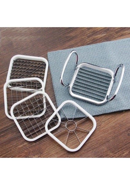 1 Takım Stili Çok Fonksiyonlu 5 1 Meyve Sebze Dilimleme Paslanmaz Çelik Patates Elma Kesici Kızartması Yapma Aracı Mutfak Aletleri Aksesuarları (Yurt Dışından) fiyatları