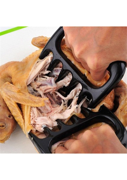 Kutu Tarzı ile 2 Adet Kulp Et Parçalayıcı Barbekü Çatalı Ayı Pençesi Et Ayırıcı Mutfak Yemek Çatalı Et Dilimleyici Barbekü Izgara Et Işleyici Mutfak (Yurt Dışından)