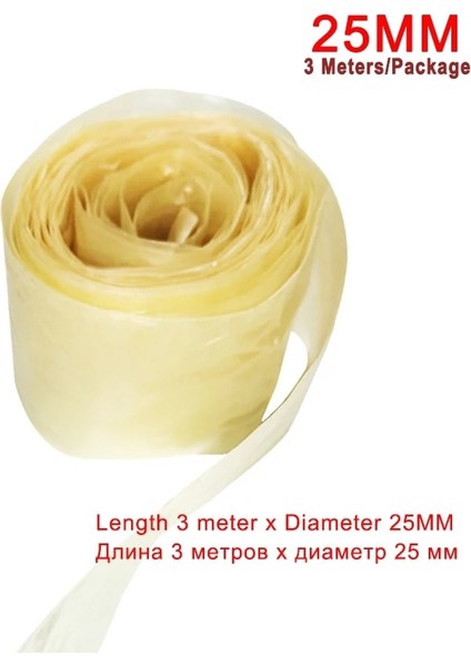 3MX25MM Stili Metre mm Kuru Sosis Muhafazası Tüp Et Sosisleri Sosis Üreticisi Için Muhafaza Jambon Aletleri Sosis Dolum Paketleme Aletleri (Yurt Dışından)