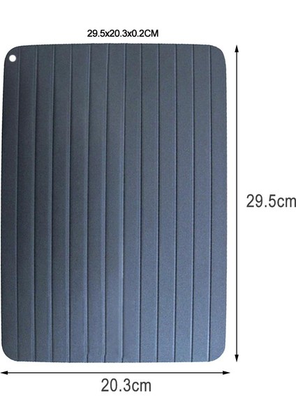 29.5X20.3X0.2CM Stili 1 Adet Buz Çözme Tepsisi Gıda Et Domuz Eti Dondurulmuş Dakikada Çözülme Mutfak Buz Çözme Araçları Buz Çözme Tepsisi Mutfak Gadget Aracı (Yurt Dışından)