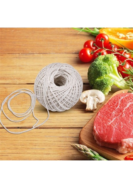 110- T Pişirme Aletleri Kasap Pamuklu Sicim Et Hazırlama Trussing Hindi Barbekü Ipleri Et Sosis Kravat Halat Kordon Bırak Gemi (Yurt Dışından) fiyatları