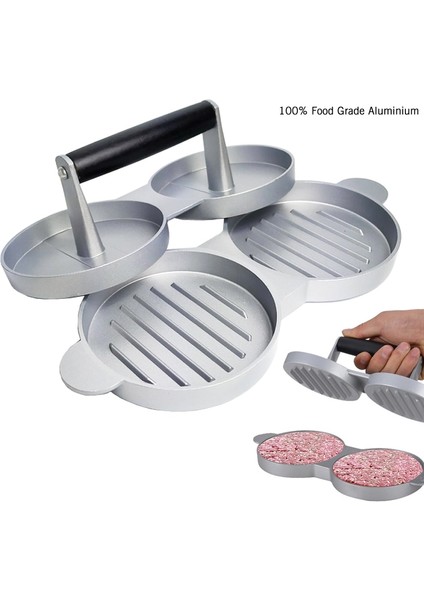 S Basın Stili Alüminyum Alaşımlı Hamburger Pres Aracı Et Makinesi Sığır Makineleri Kalıp Burger Araçları Zeka Yağlı Kağıt (Yurt Dışından)