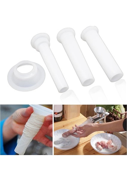 Beyaz Stil Et Kıyma Makinesi Sosis Doldurma Doldurma Tüpleri Dıy Sosis Makinesi Hunileri Nozullar 1 Adet 5.7cm Taban Mutfak Gereçleri (Yurt Dışından) modelleri