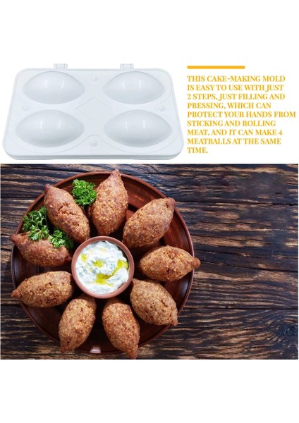Beyaz Stil Köfte Makinesi Kalıp Tatlı Kek Dıy Alet Kalıpları Et Işlemcisi Pişirme Gereçleri Kek Makarna Salatası Pres Makinesi Mutfak Tedarik (Yurt Dışından) fiyatları