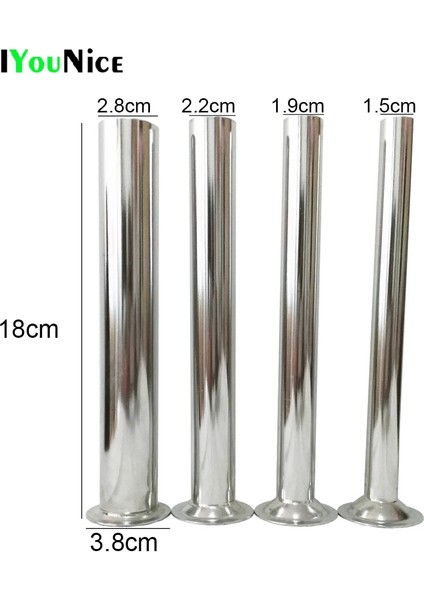 3.8cm Ss X4 Adet Stili Paslanmaz Çelik Gıda Güvenli Sınıf Sosis Doldurma Tüpleri Huniler Nozullar Sosis Üreticimiz Için Yedek Parça 4 Adet (Yurt Dışından) fiyatları