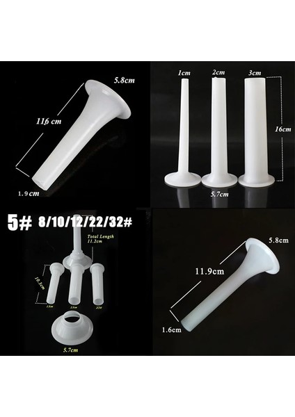 No.10 Tarzı 4pcset Et Nozulları Öğütücü Için Et Dolum Hunisi Et Sosis Muhafaza Dolguları Sosis Jambon Makinesi Öğütücü Kanatlı Alet Seti (Yurt Dışından) modelleri