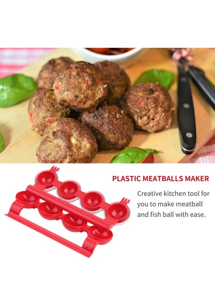 Plastik Köfte Makinesi Ev Mutfak Aksesuarları Plastik Köfte Makinesi Balık Topları Kalıp Dıy Dolması Köfte Pişirme Aracı (Yurt Dışından) modelleri
