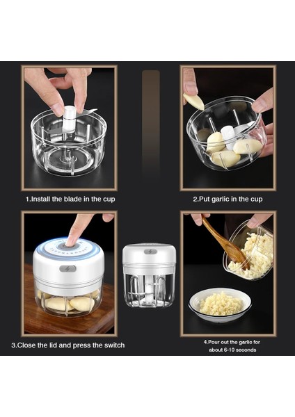 Yeşil 250ML Tarzı 250ML Mini Elektrikli Sarımsak Değirmeni Taşınabilir Gıda Basın Kıyma Baharat Ezici Baharat Doğrayıcı Mutfak Aksesuarları (Yurt Dışından) modelleri