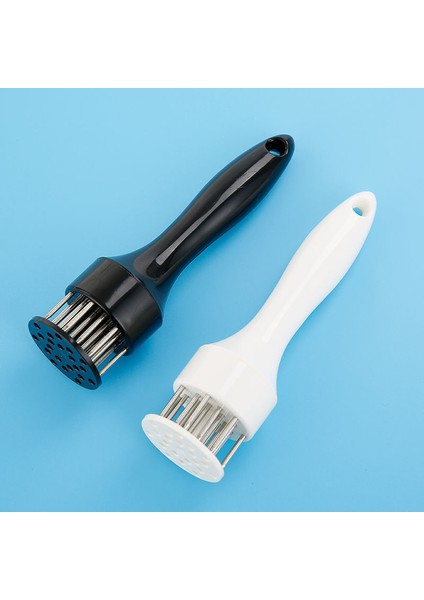 Beyaz Stil Paslanmaz Çelik Biftek Çekiç Gevşek Et Iğnesi Ev Et Tenderizer Piercing Kaburga Kırıcı Yendi Et Çekiç Toka Et Iğnesi (Yurt Dışından) modelleri
