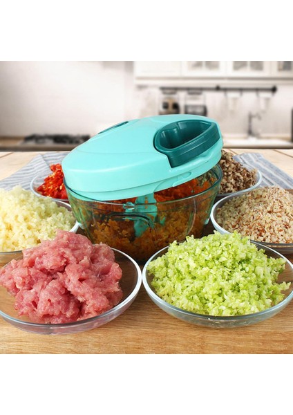 Yükseklik 90 mm D Stili Manuel Meyve Sebze Doğrayıcı El Çekme Gıda Kesici Soğan Kuruyemiş Değirmeni Kıyma Parçalayıcı Çok Işlevli Mutfak Aletleri Dropship (Yurt Dışından) fırsatları