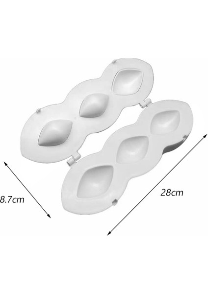 28CM Tarzı Pp Manuel Içli Köfte Ekspres Köfte Makinesi Köfte Kalıp 7cm Pres Kıyma Et Işlemcisi Kek Tatlıları Pasta Mutfak Gereçleri (Yurt Dışından)