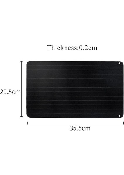 35.5X20.5X0.2CM Stili Hızlı Çözülen Et Alüminyum Levha Balık Sığır Eti Deniz Ürünleri Hızlı Buz Çözme Plakası Tahta Tepsisihızlı Buz Çözme Tepsisi Mutfak Aleti (Yurt Dışından)