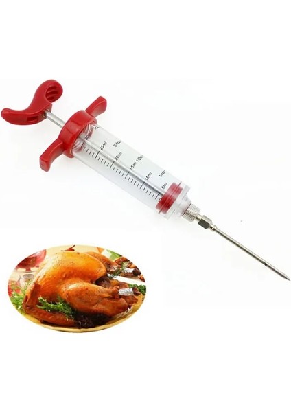 5 Ipucu Stili 5 Paslanmaz Çelik Iğneler Baharat Şırınga Seti Barbekü Et Lezzet Enjektör Kithen Pişirme Sosu Marine I Aksesuarları (Yurt Dışından) modelleri