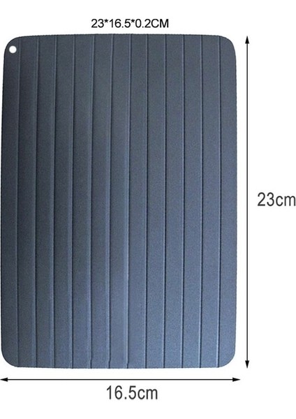 23X16.5X0.2CM Stili Hızlı Buz Çözme Planche Tepsi Dekonjelasyon Çözülme Dondurulmuş Gıda Et Meyve Hızlı Buz Çözme Plaka Tahtası Buz Çözme Tepsisi Mutfak Aletleri (Yurt Dışından)
